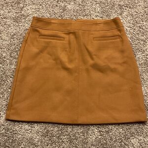 NWT LOFT Warm Brown Mini Skirt, Size 10
